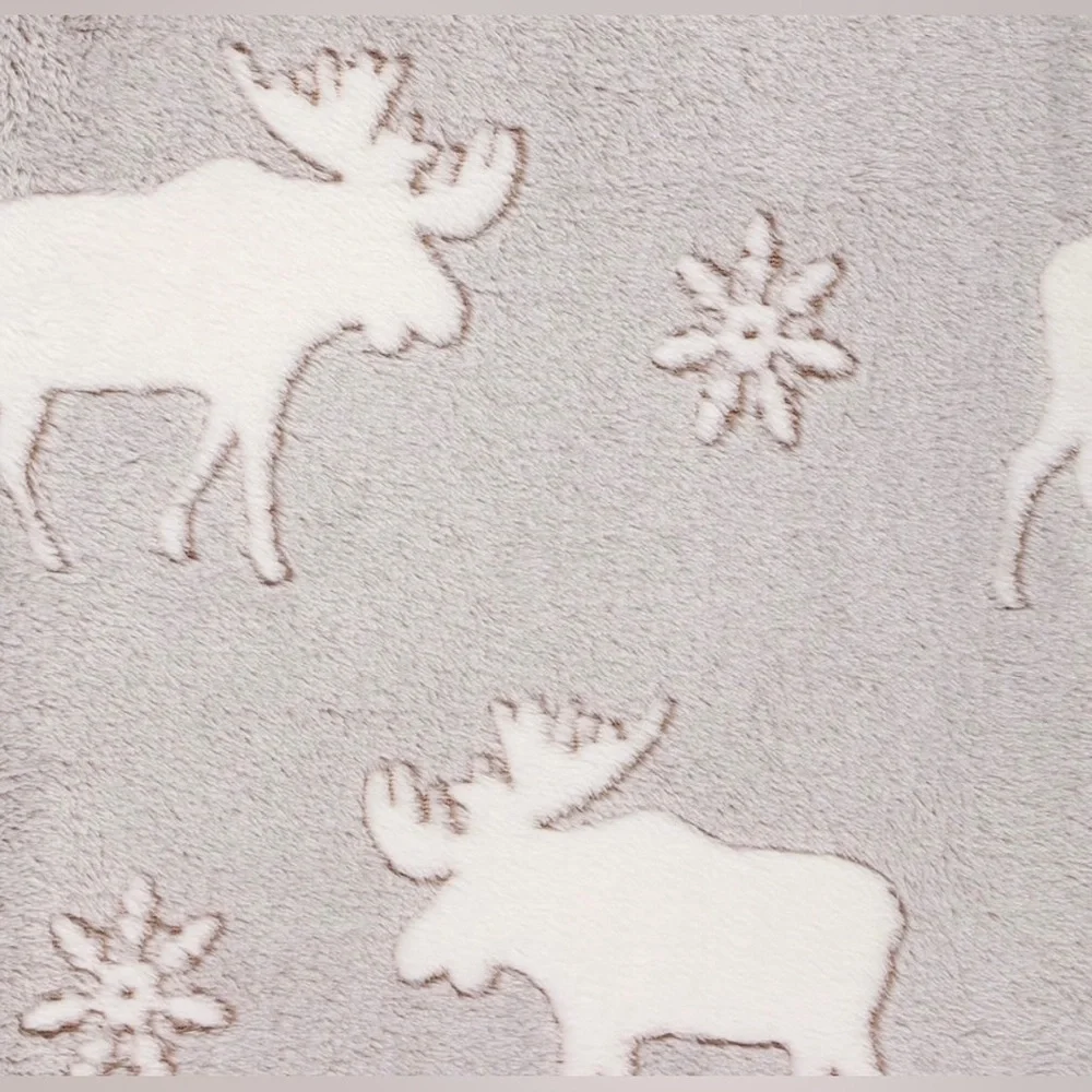 Moose Velvet Plush Thow